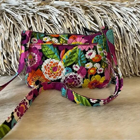 Vera Bradley Va-Va Bloom Little Hipster Crossbody Bag - Picture 5 of 14